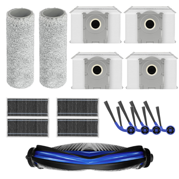 멋진공간OEM 호환 멋진공간 에코백스 T80 옴니 물 걸레 더스트백 필터 브러쉬 1년치 세트