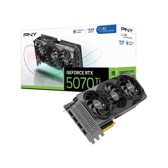  PNY 지포스 RTX 5070 Ti OC D7 16GB Triple Fan 제이씨현 (정품, 빠른발송)