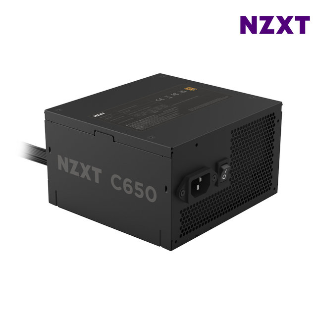 NZXT C650 80PLUS GOLD ATX2.5 블랙 벌크 파워서플라이 파워 SI전용