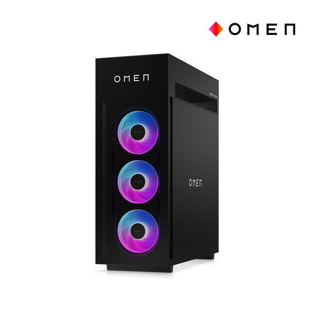 최종1279만/HP OMEN 45L GT23-0000KL 라이젠9-9950X3D/RTX5090/128GB/4TB/DOS/3년워런티 게이밍 PC 컴퓨터 본체