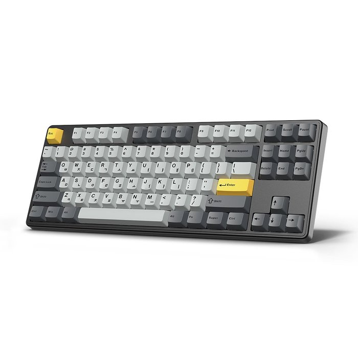 (주)한성 한성컴퓨터 GK797PRO 3모드 폼떡 가스켓 저소음기계식키보드 스페이스블랙 딥블루 뽀송 38g