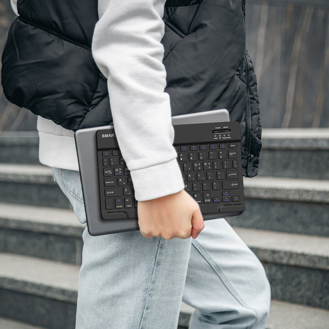 [스마텍] [본사] 초슬림 초경량 블루투스 키보드 I 안드로이드 ios 윈도우 호환 STBK-4000