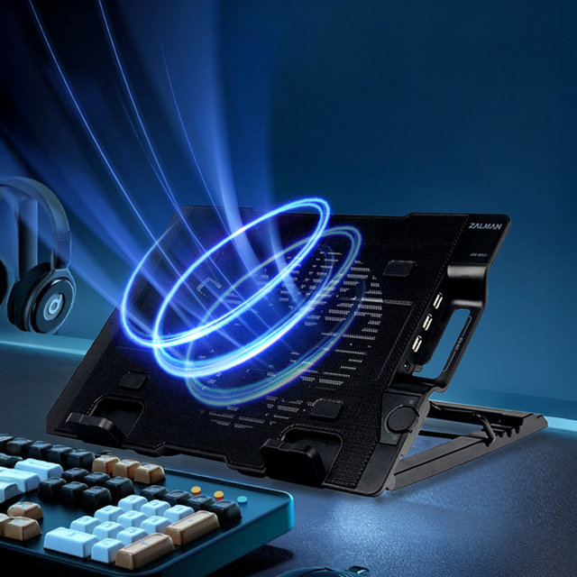 잘만 ZM-NS2000 노트북쿨러 저소음 쿨링 17인치 호환 거치대