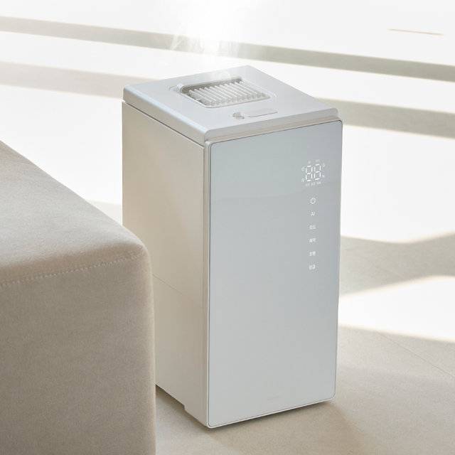 다룸 퓨어 AI 가열식 가습기 6L 대용량 올 스텐 간편 통세척 신생아 안전 살균