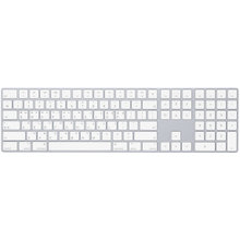 Apple 매직키보드 (숫자키패드 탑재, 한국어, 라이트닝, 실버) - [MXCJ3KH/A]