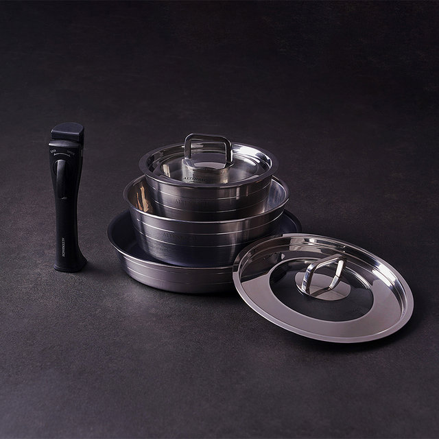 [비밀코드]알텐바흐 디펜더스S 프라이팬 팬팟세트(6종) 인덕션 스테인리스