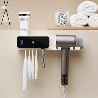 유토렉스 칫솔살균기 칫솔소독기 면도기 가정용 칫솔 살균기 건조기 드라이기 드라이어 거치대 루미드 URT-D147CHW