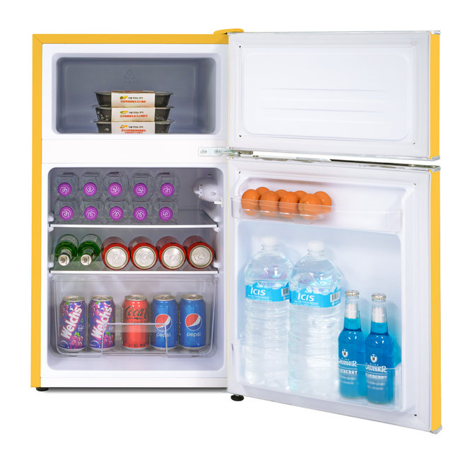 Haier 하이얼 아쿠아 미드센츄리모던 소형 미니 레트로 냉장고 ART82MDCLY 82L 방문설치