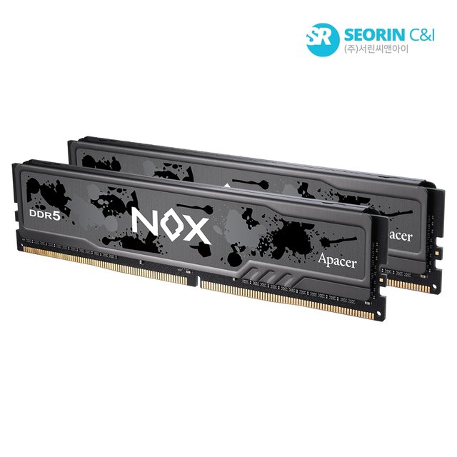 [서린공식] Apacer DDR5-6000 CL38 NOX 블랙 패키지 (32GB(16Gx2))