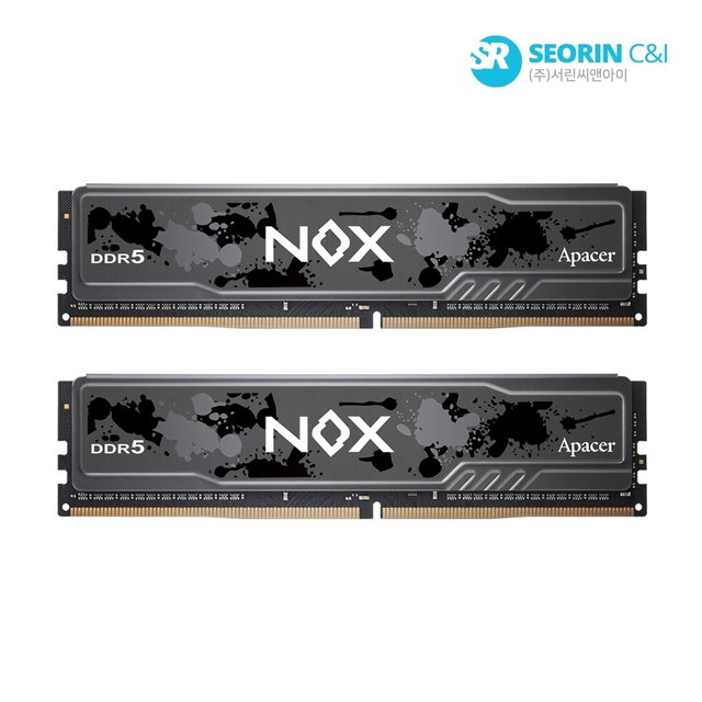 [서린공식] Apacer DDR5-6000 CL38 NOX 블랙 패키지 (32GB(16Gx2))