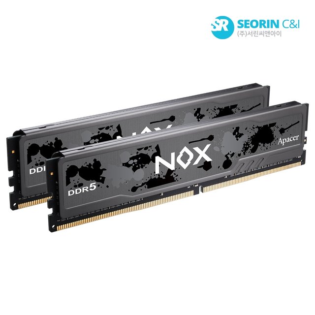 [서린공식] Apacer DDR5-6000 CL38 NOX BLACK 패키지 (64GB(32Gx2))