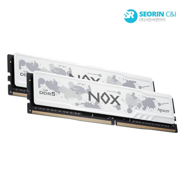 [서린공식] Apacer DDR5-6000 CL38 NOX 화이트 패키지 (32GB(16Gx2))