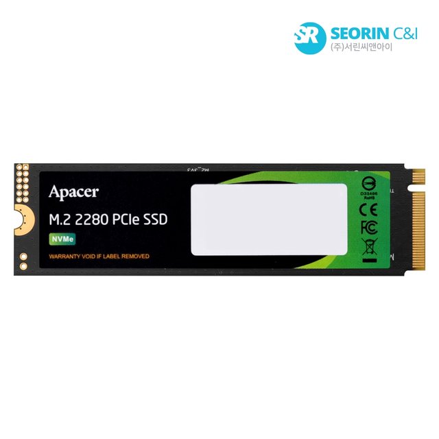 [서린공식] Apacer AS2280Q4X M.2 NVMe (1TB)