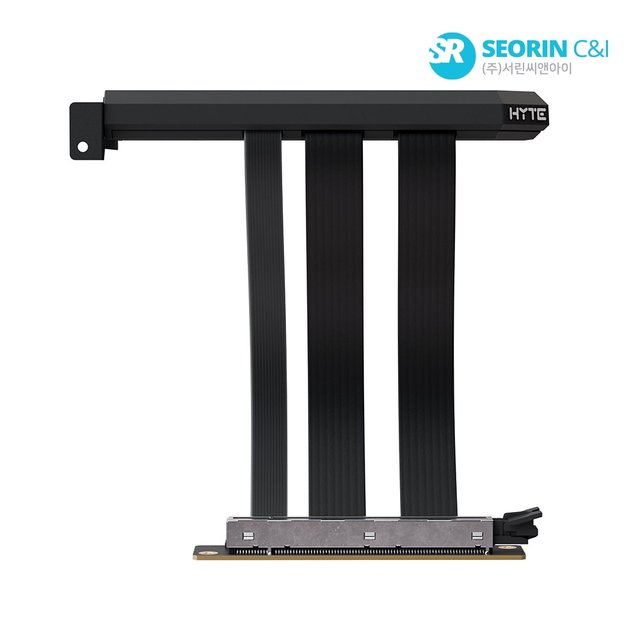 [서린공식] HYTE PCIe 5.0 하이퍼 라이저 케이블 (피치 블랙)