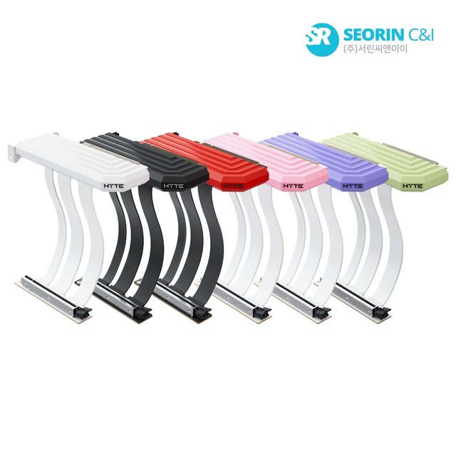 [서린공식] HYTE PCIe 5.0 하이퍼 라이저 케이블 (피치 블랙)