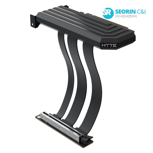 [서린공식] HYTE PCIe 5.0 하이퍼 라이저 케이블 (피치 블랙)