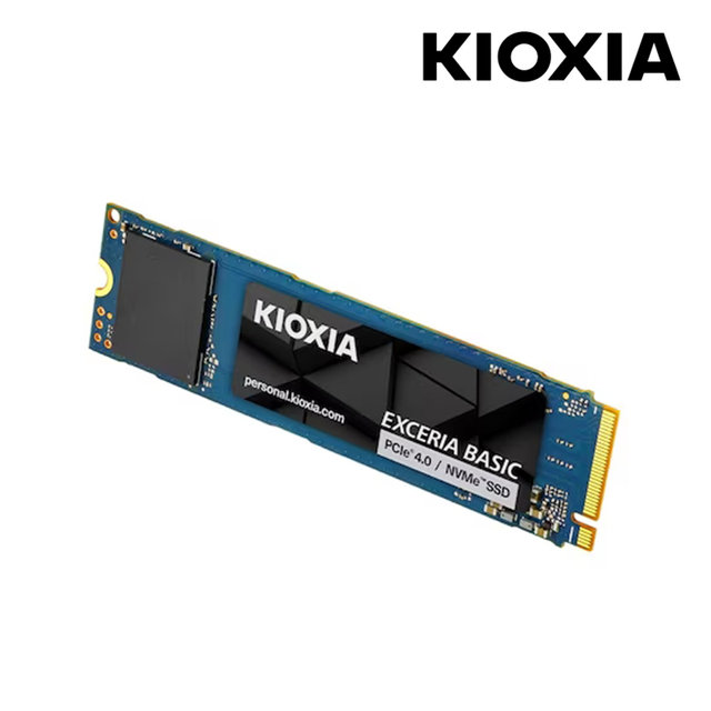 키오시아 Exceria Basic 1TB M.2 NVMe SSD (Gen4/QLC/5년)