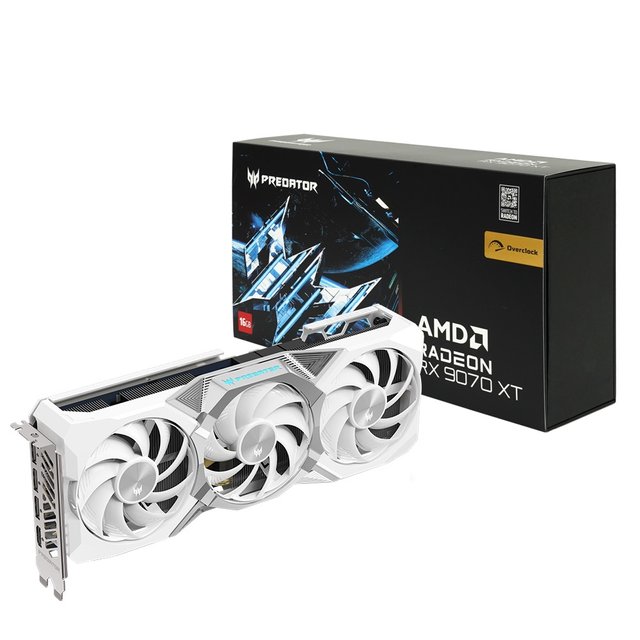  에이서 프레데터 라데온 RX 9070 XT BiFrost WHITE OC D6 16GB_VGA