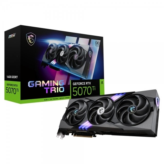  MSI 지포스 RTX 5070 Ti 게이밍 트리오 OC D7 16GB 트라이프로져4_VGA