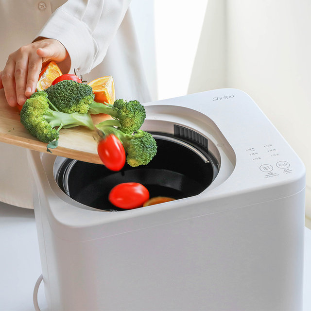 쉘퍼 음식물처리기 뚜껑분리형 건조분쇄기 4L DWFP-2000