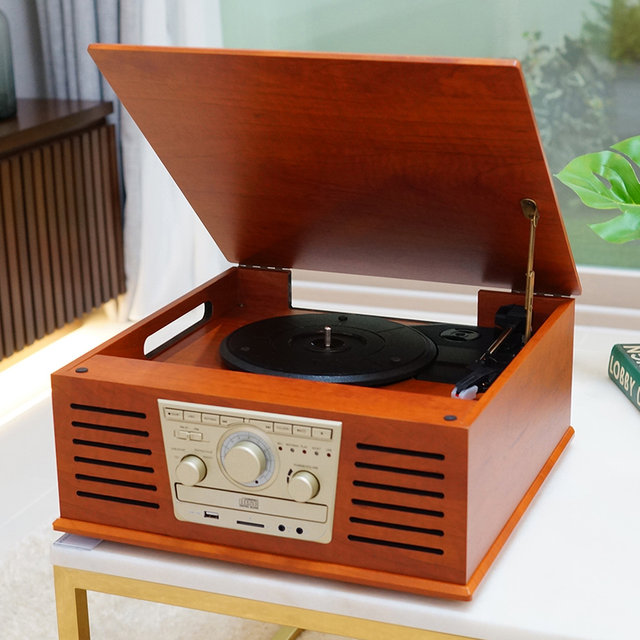 [최상급 / 오정점] 휴라이즈 올인원 턴테이블 블루투스 오디오 [HR-TS100] (J)HR-TS100