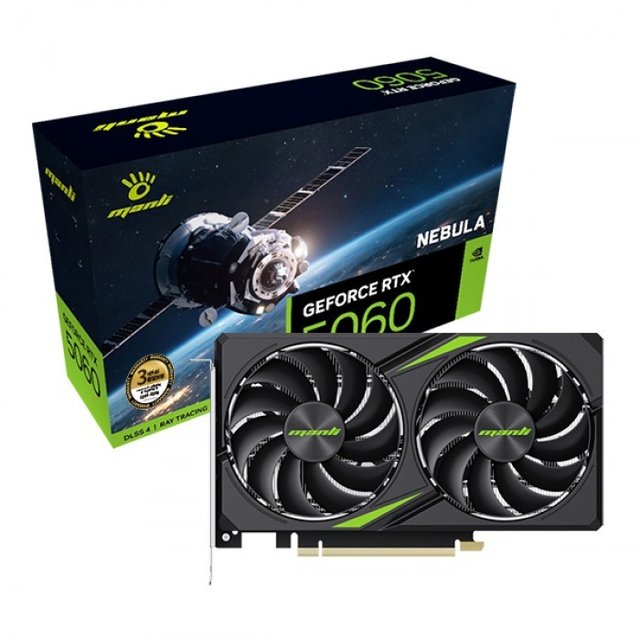  MANLI 지포스 RTX 5060 Nebula D6 8GB 인텍앤컴퍼니