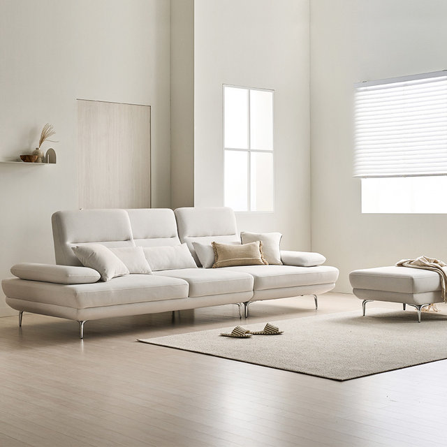 [비밀특가] 장인가구 도이 4인용 스윙 타이보텍스 이지클린 패브릭 소파 (스툴 포함)