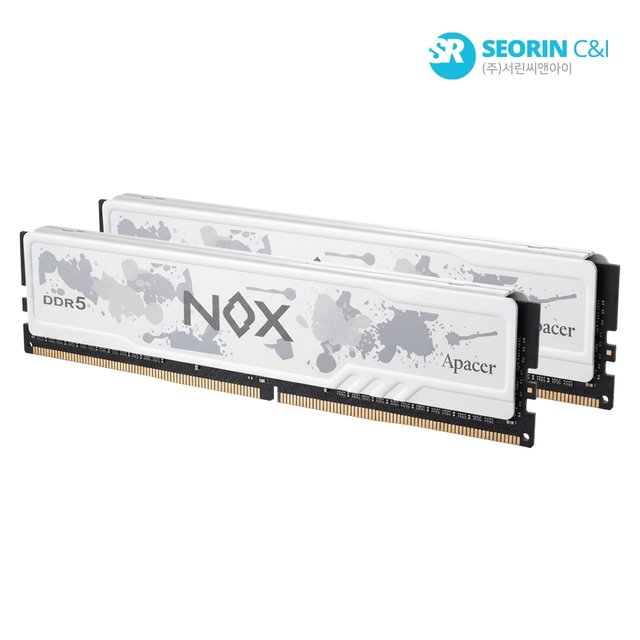 [서린공식] Apacer DDR5-6000 CL38 NOX WHITE 패키지 (64GB(32Gx2))