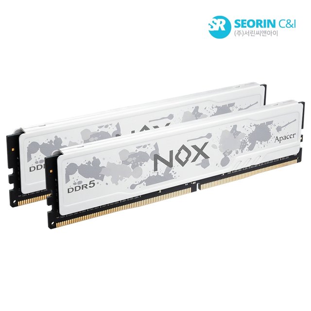 [서린공식] Apacer DDR5-6000 CL38 NOX 화이트 패키지 (64GB(32Gx2))