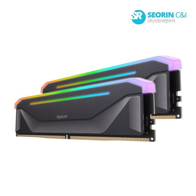 [서린공식] Apacer DDR5-5200 CL40 NOX RGB 블랙 패키지 (32GB(16Gx2))