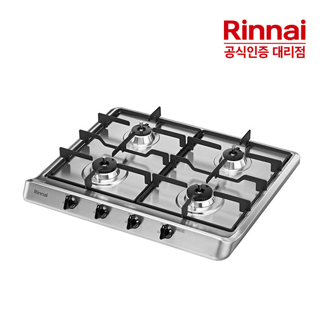 [전국설치] 린나이 4구 빌트인 가스레인지 RBR-S4000 HM