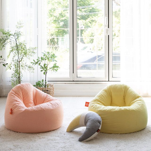 [비밀특가] 대형 블루밍 B807 스웨이드 빈백소파 [빈백+풋스툴세트]