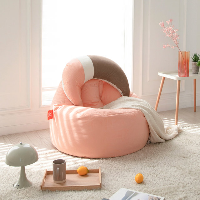 [비밀특가] 대형 블루밍 B807 스웨이드 빈백소파 [빈백+풋스툴세트]