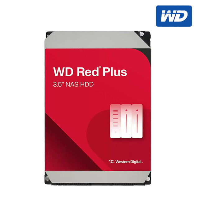 WD Red Plus 4TB WD40EFZZ NAS 하드디스크 (5,400RPM/128MB/CMR)