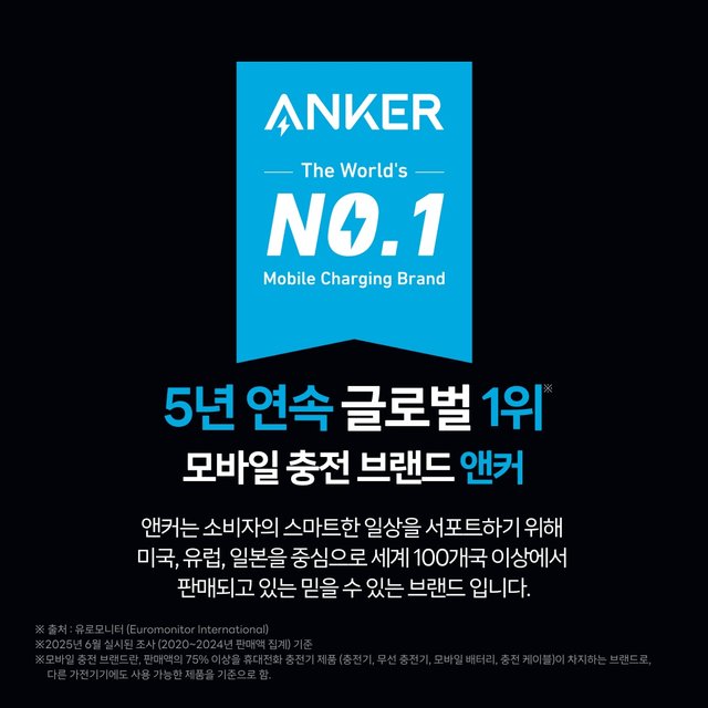 ANKER 졸로 20000mAh 22.5W 보조배터리 (C타입 케이블 일체형) A110E