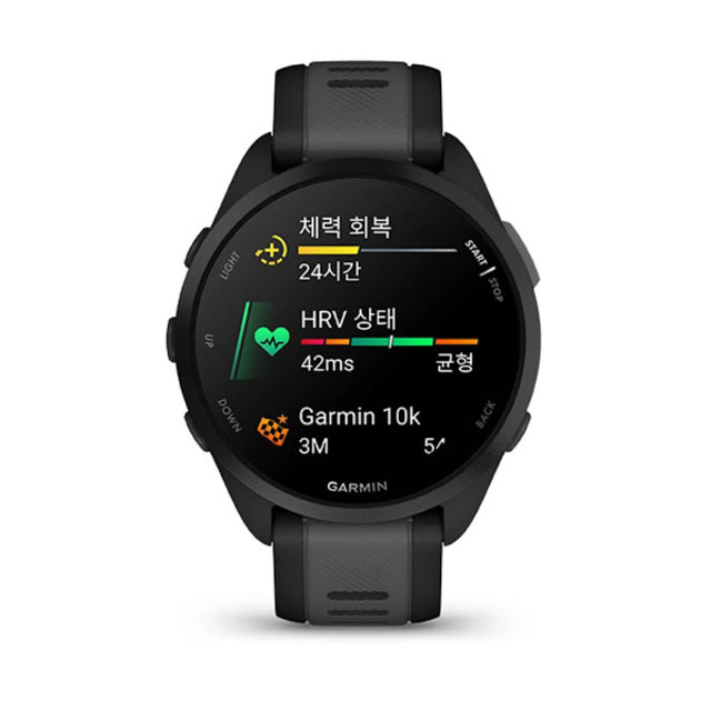 [37%할인] GARMIN 포러너 165 러닝 스마트워치 GPS 블랙 / 화이트 