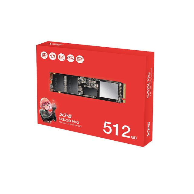 ADATA XPG SX8200 Pro M.2 NVMe 파인인포 (512GB)