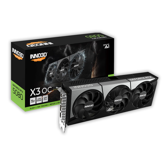 INNOVISION MULTIMEDIA PTE. LIMITED INNO3D 지포스 RTX 5080 OC D7 16GB X3 그래픽카드