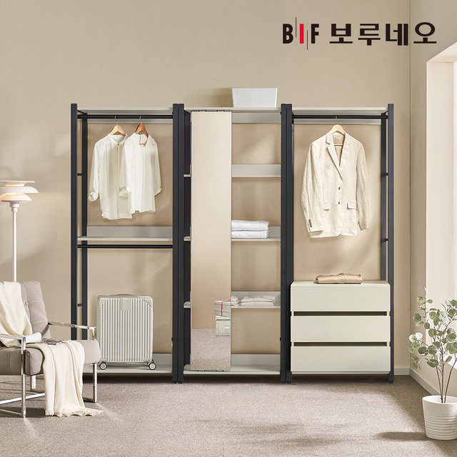 아이든 시스템 행거 철제 드레스룸 아일랜드 서랍장