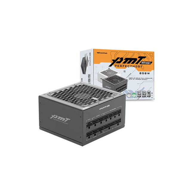 darkFlash 퍼펙트모스트 850W 80PLUS골드 풀모듈러 ATX3.1 블랙_파워