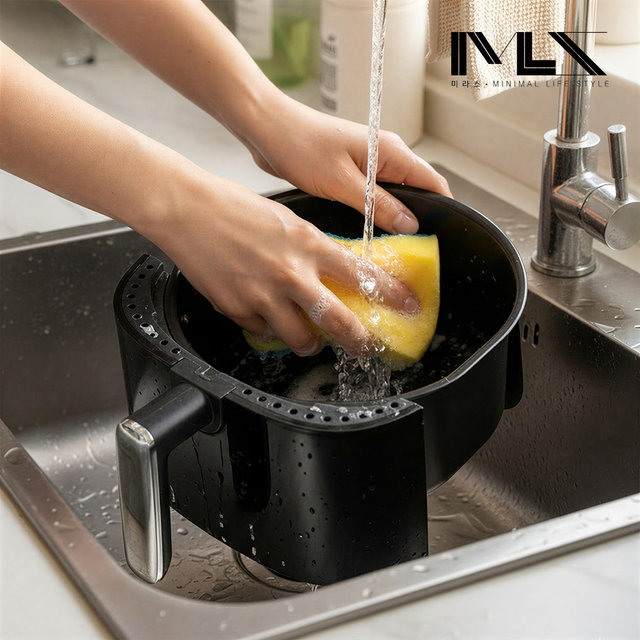 미라스 디지털 에어프라이어 3.5L MS-320AF 8가지 조리모드 튀김기