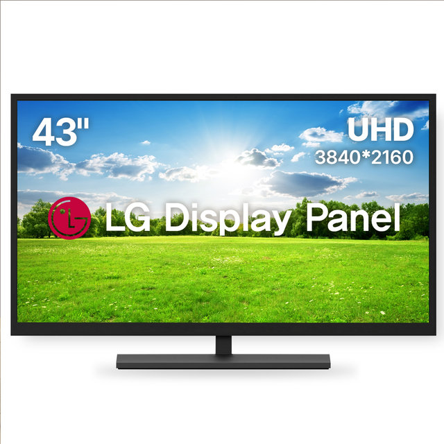 위드라이프 109cm(43인치) TV 4K UHD 대기업정품패널 티비_자가설치 택배배송