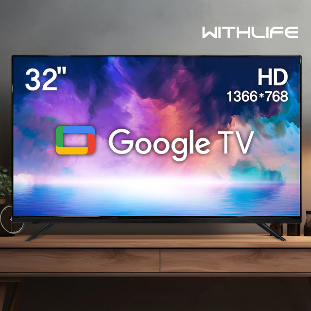 위드라이프 구글 81cm(32인치) HD 스마트TV 소형 안드로이드티비_자가설치 택배배송