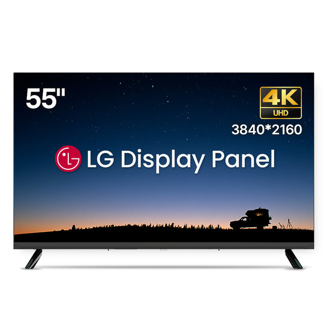 위드라이프 139cm(55인치) TV 4K UHD 대기업정품패널 티비_기사방문 스탠드 설치