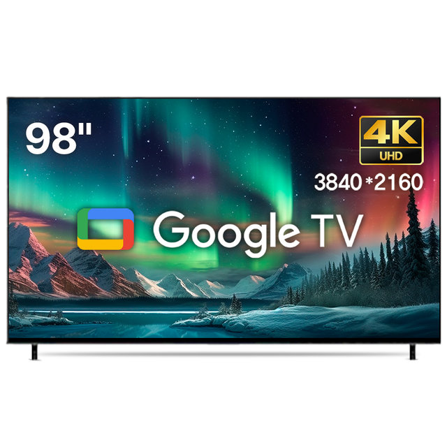 위드라이프 구글 248cm(98인치) 4K UHD 스마트TV 대형 스크린 고화질 LED 안드로이드티비_기사방문 스탠드 설치