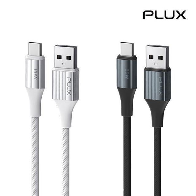 플럭스 꼬임방지 60W 케이블 2M A to C 화이트