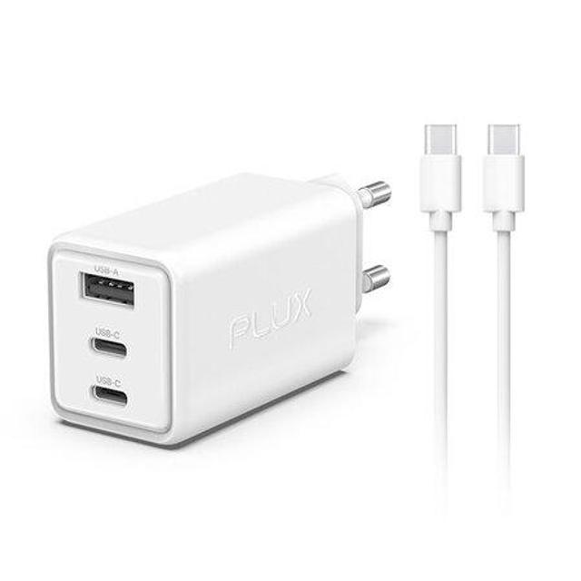 플럭스 GaN 65w 멀티 초고속충전기 3포트 케이블포함