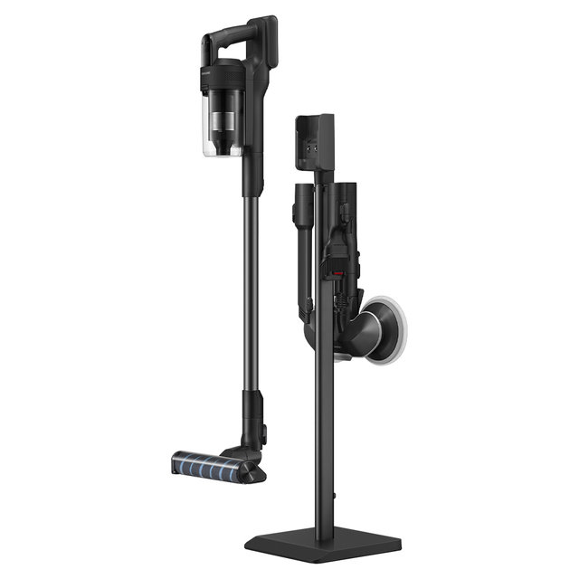 삼성전자 제트핏 VS70H18GVK 새틴블랙 물걸레 180W 무선청소기 스탠딩거치대