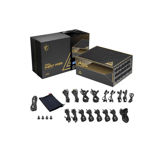 MSI MEG Ai1600T 80PLUS티타늄 풀모듈러 ATX3.1~파워