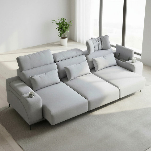 미노 모션소파 전동 리클라이너 4인용 패브릭 기본형